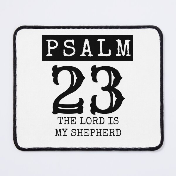 Item preview, Psalm 23, black design.  designed and sold by MoriaStore.