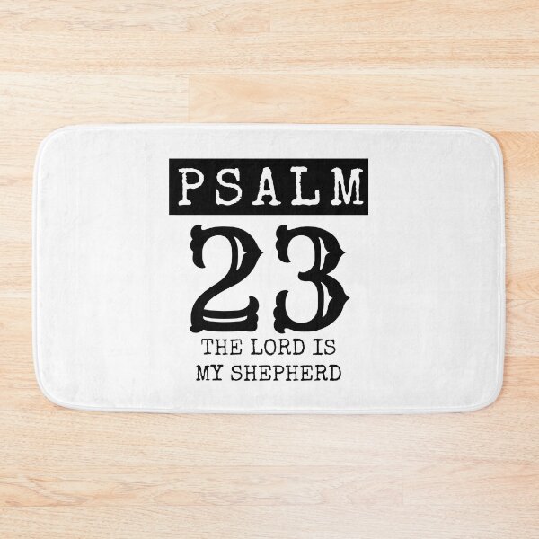 Item preview, Psalm 23, black design.  designed and sold by MoriaStore.