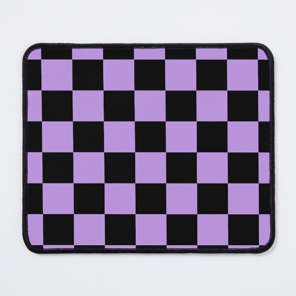 Item preview, Checkered - Black and Light Violet designed and sold by JustPatterns2.