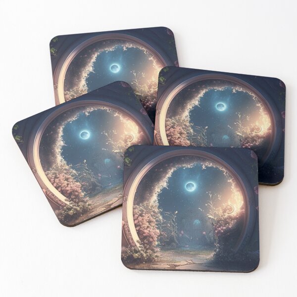 Item preview, Eclipse Over Eden: A Cosmic Gateway designed and sold by dreamboundarts.