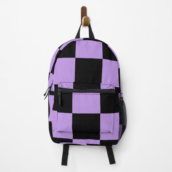 Item preview, Large Checkered - Black and Light Violet designed and sold by JustPatterns2.