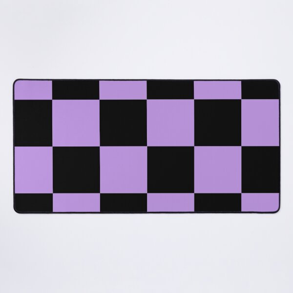 Item preview, Large Checkered - Black and Light Violet designed and sold by JustPatterns2.