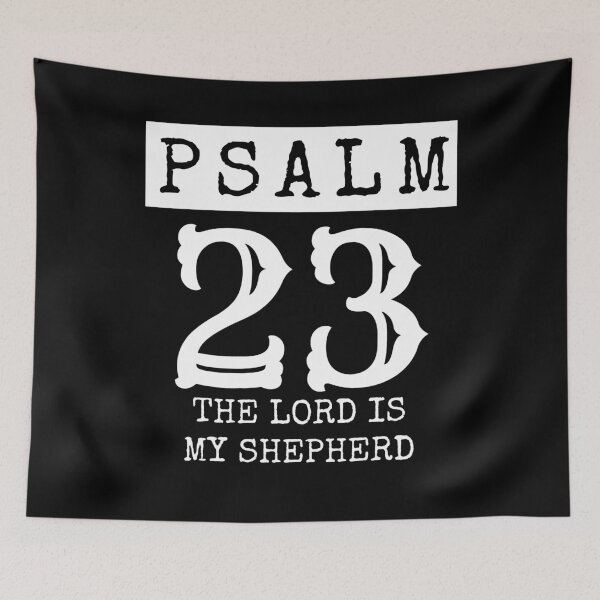 Item preview, Psalm 23, white design.  designed and sold by MoriaStore.