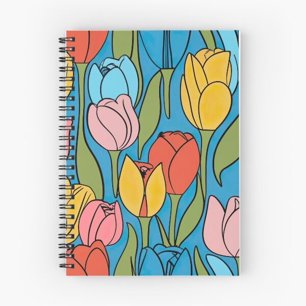 Item preview, Colorful Spring Tulip Pattern designed and sold by Tamas Das.