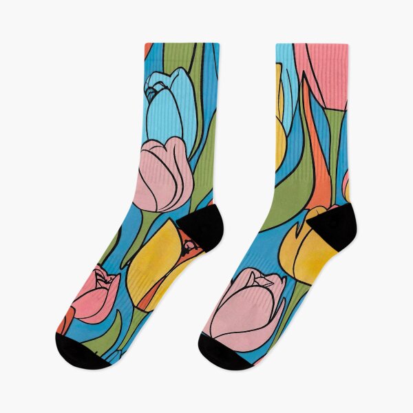 Item preview, Colorful Spring Tulip Pattern designed and sold by Tamas Das.