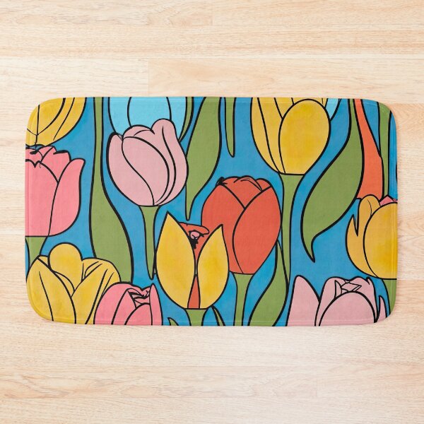 Item preview, Colorful Spring Tulip Pattern designed and sold by Tamas Das.