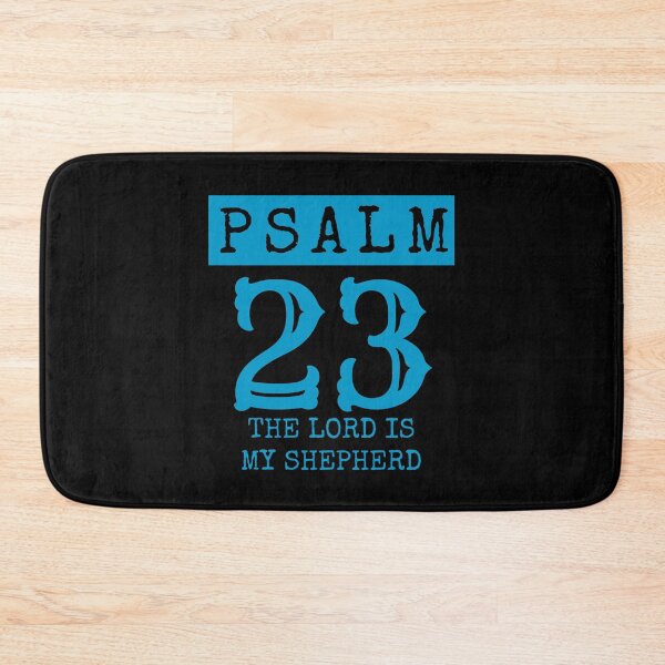 Item preview, Psalm 23, sky blue design.  designed and sold by MoriaStore.