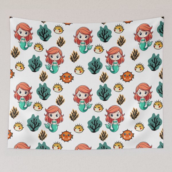 Item preview, Mermaid Pattern designed and sold by orawan-koong.