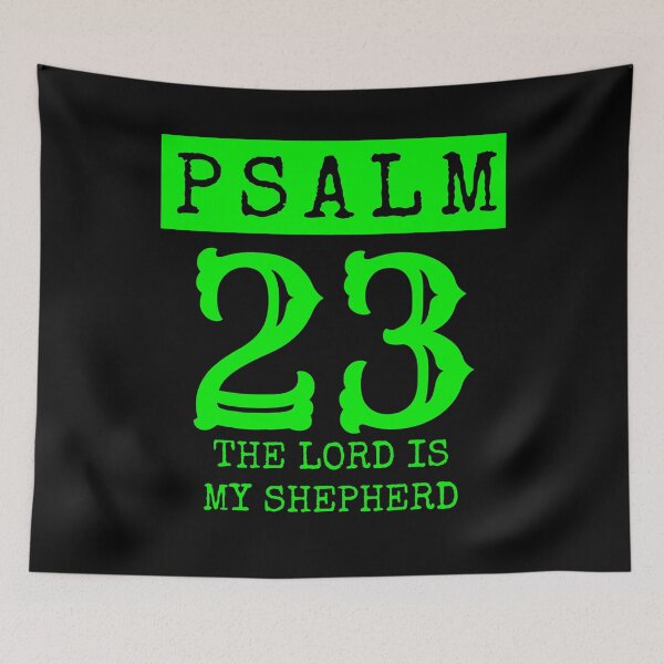 Item preview, Psalm 23, green design.  designed and sold by MoriaStore.