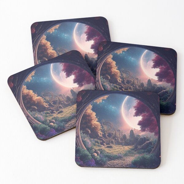 Item preview, Through the Arboreal Veil: A Cosmic Pathway designed and sold by dreamboundarts.