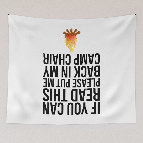 Item preview, If you can read this, please put me back in my camp chair. designed and sold by SusurrationStud.