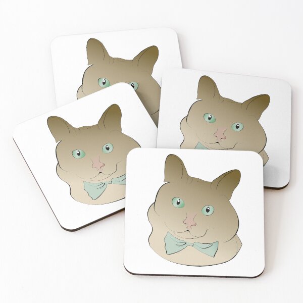 Item preview, Kitty portrait - lineart by Karen Little designed and sold by Littleviews.