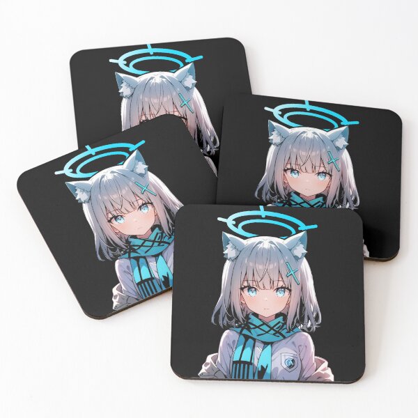 Aperçu de l'œuvre Autocollant d'archive bleu Shiroko Sunaookami Chemise d'archive bleue Shiroko étui d'anime d'archive bleu créée et vendue par ItemWaifuArt.