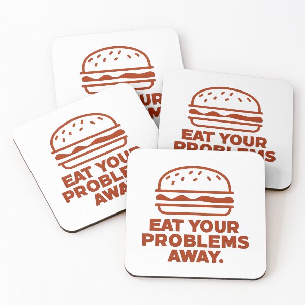 Item preview, Eat Your Problems Away: A Delicious Solution designed and sold by SplashTastic.