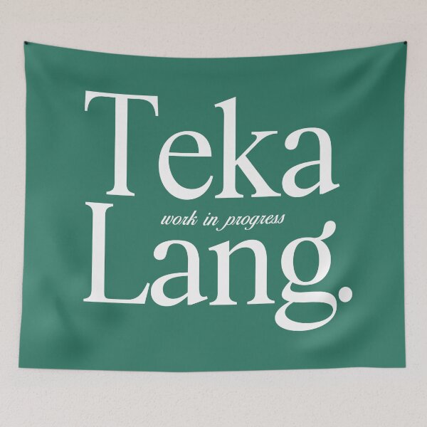 Item preview, TEKA LANG TAGALOG AESTHETIC GENZ BACKPRINT TEE designed and sold by aydapadi.