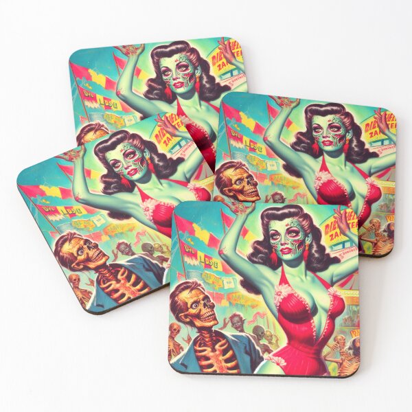 Item preview, Carnival Zombie Girl designed and sold by PulpVintage.