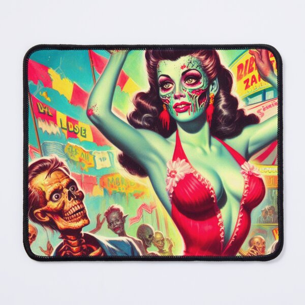 Item preview, Carnival Zombie Girl designed and sold by PulpVintage.