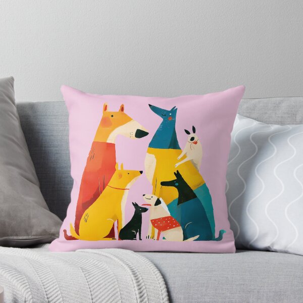 Item preview, colorful 7 dogs family designed and sold by RoadMail.