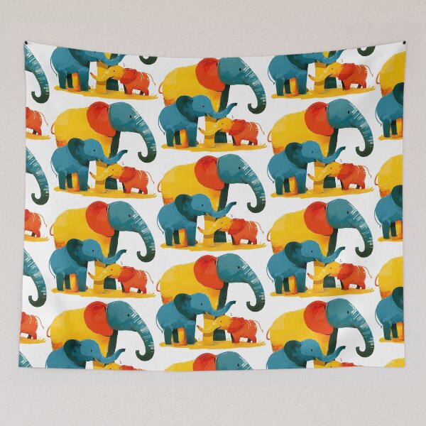 Item preview, familia de 3 elefantes designed and sold by RoadMail.