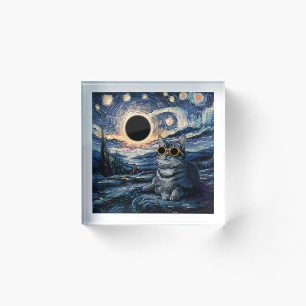 Item preview, Cat Watching Solar Eclipse 2024 Wearing A Sunglass designed and sold by Trendsecne.