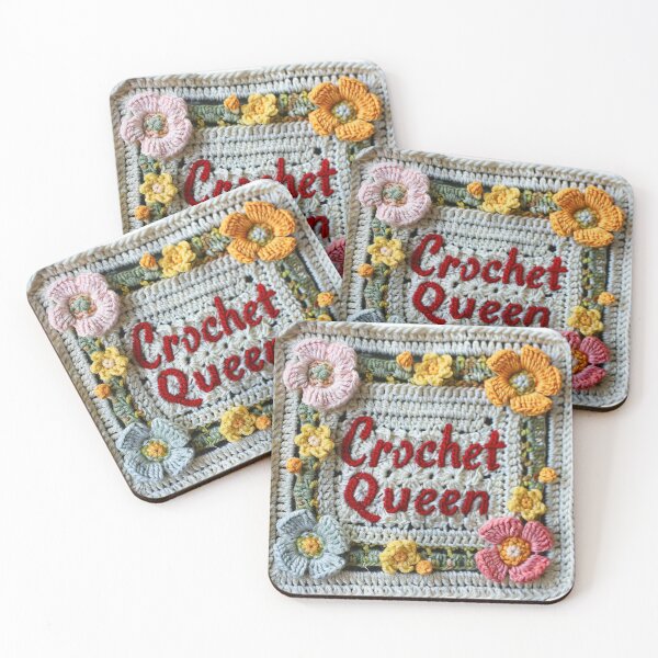 Item preview, Crochet queen Crochet square designed and sold by NuttyCottage.