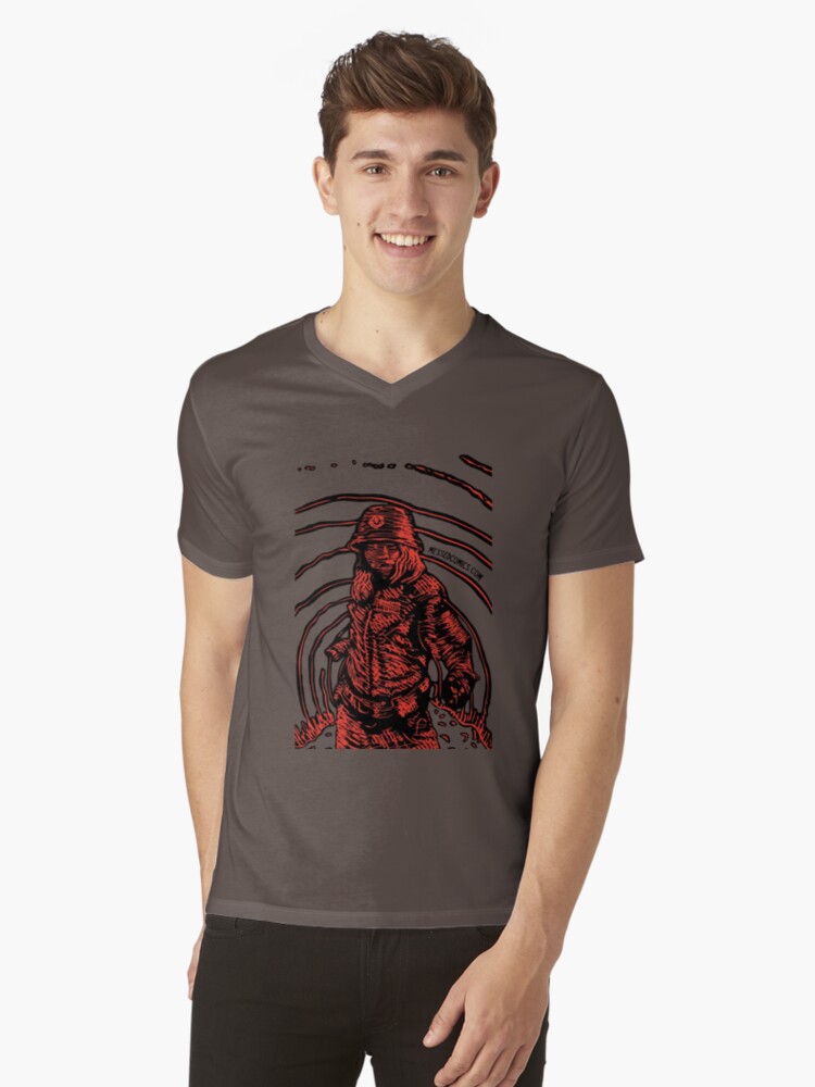 Thumbnail 1 of 3, V-Neck T-Shirt, Echoes designed and sold by MeSseDcomics.