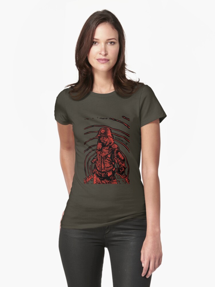Thumbnail 1 of 3, Fitted T-Shirt, Echoes designed and sold by MeSseDcomics.