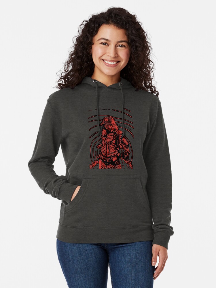 Thumbnail 2 of 5, Lightweight Hoodie, Echoes designed and sold by MeSseDcomics.