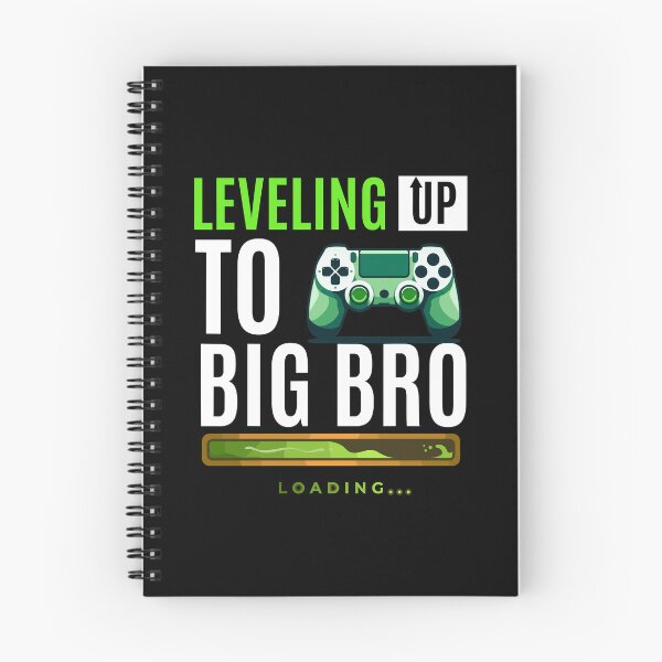 Item preview, leveling up to big bro gamer Sibling.,national siblings day designed and sold by toobel.