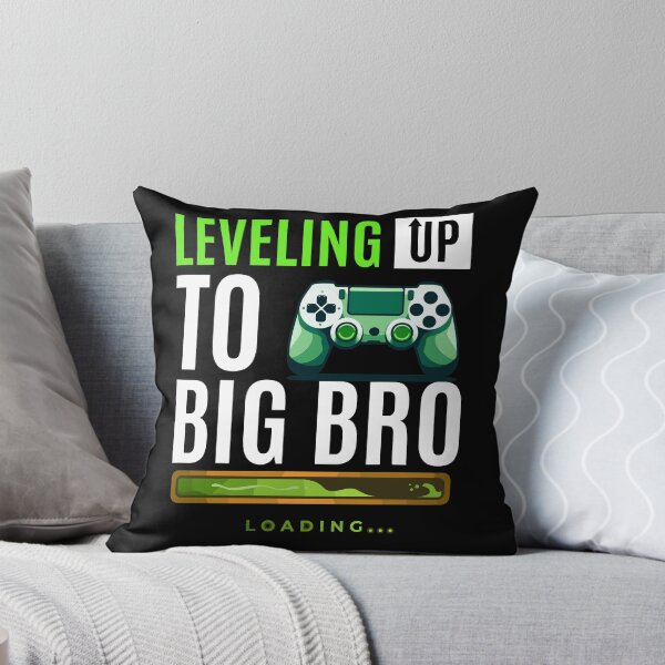 Item preview, leveling up to big bro gamer Sibling.,national siblings day designed and sold by toobel.