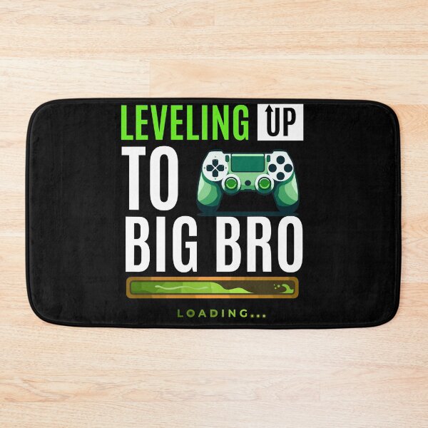 Item preview, leveling up to big bro gamer Sibling.,national siblings day designed and sold by toobel.