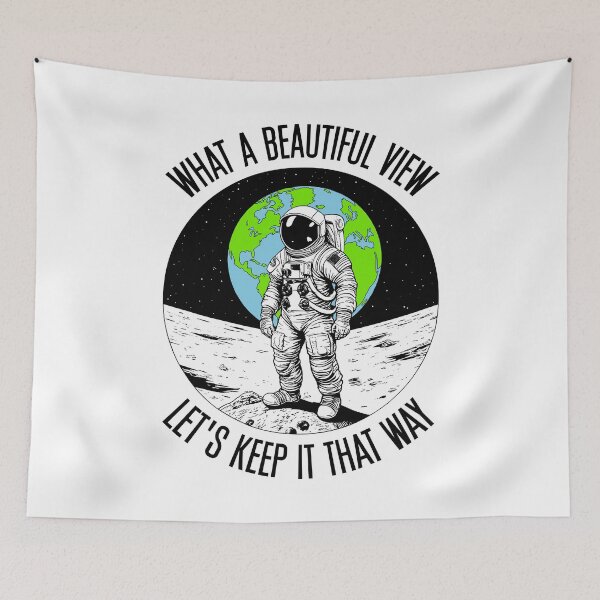 Item preview, Funny Earth Day Astronaut Planet Beautiful View From Space designed and sold by GrandeDuc.