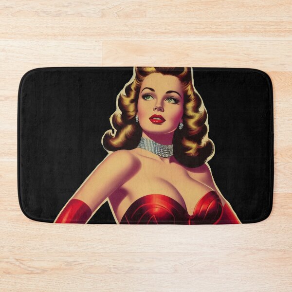 Item preview, Red Dress Hot Pin-up designed and sold by PulpVintage.