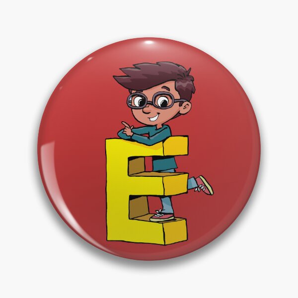 Item preview, boy stands on the capital letter E designed and sold by duxpavlic.