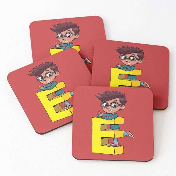Item preview, boy stands on the capital letter E designed and sold by duxpavlic.