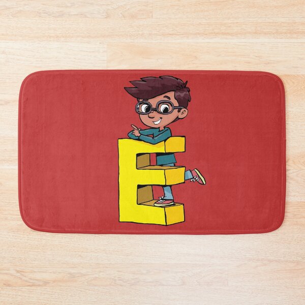 Item preview, boy stands on the capital letter E designed and sold by duxpavlic.