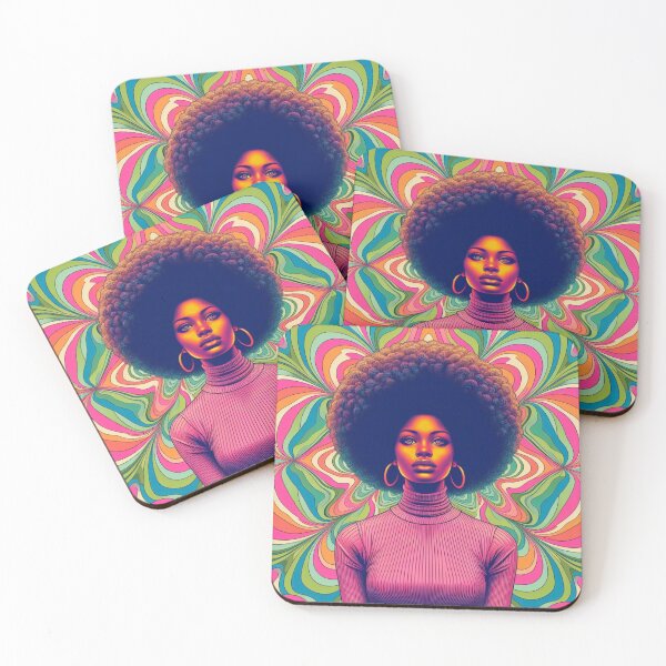 Item preview, psychedelic hippie girl designed and sold by scabsecrete.