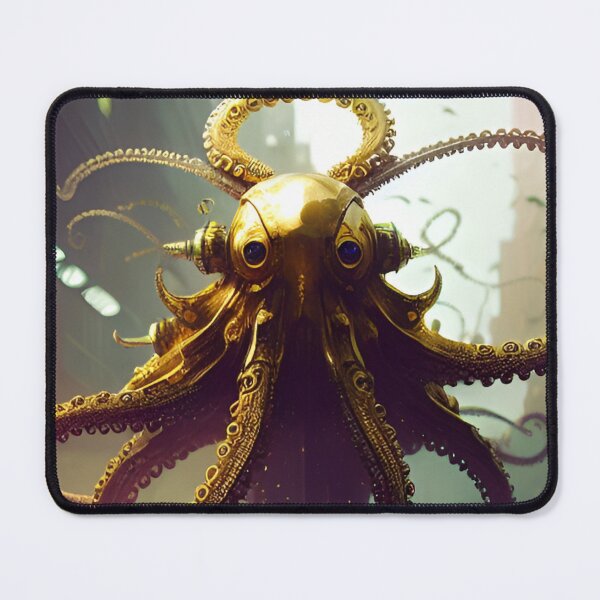Item preview, golden octopus designed and sold by Kosm1kuniverse.