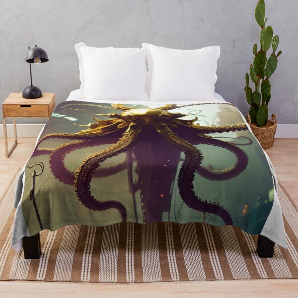 Item preview, golden octopus designed and sold by Kosm1kuniverse.