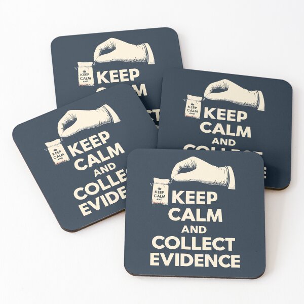 Item preview, Keep Calm And Collect Evidence designed and sold by Shrouded Unraveled.