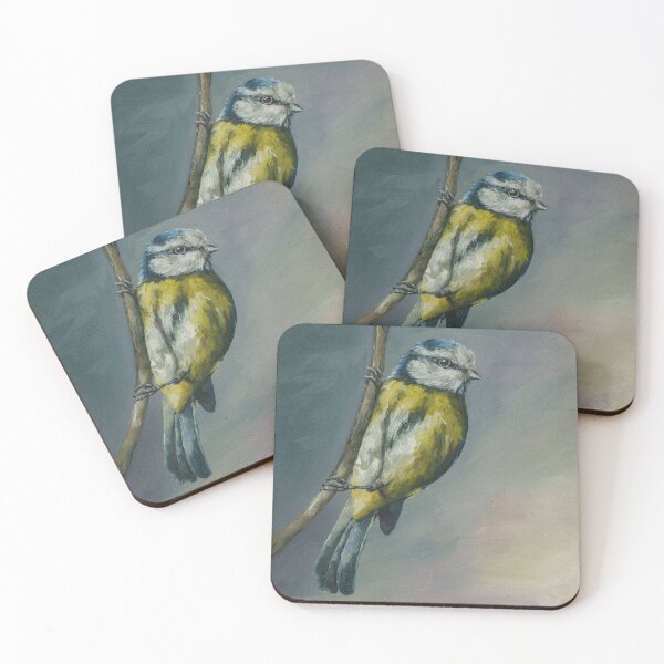 Item preview, Blue-tit Oil painting Original designed and sold by Lucy-Sykes-Art.