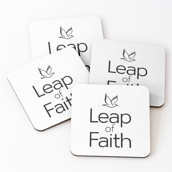 Item preview, Leap of Faith: Embrace the Unknown in Black designed and sold by SplashTastic.