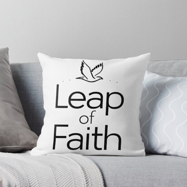 Item preview, Leap of Faith: Embrace the Unknown in Black designed and sold by SplashTastic.