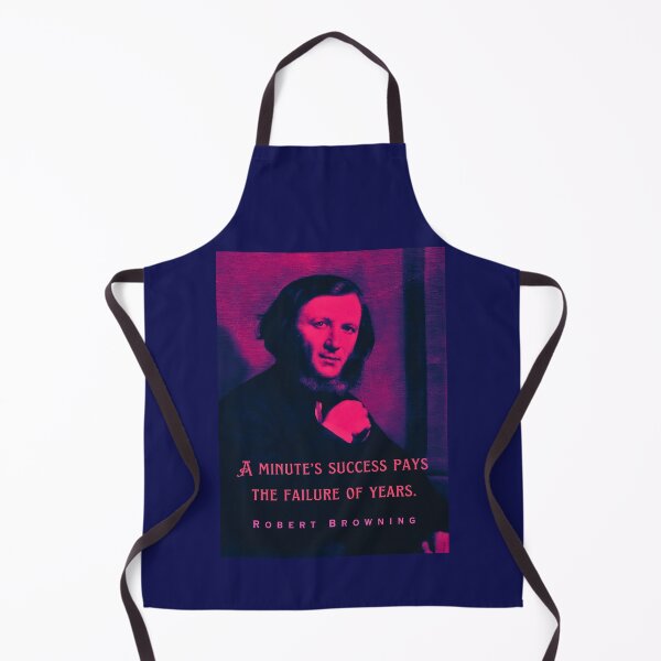 Item preview, Robert Browning portrait and quote: A minute's success pays the failure of years.  designed and sold by artbleed.