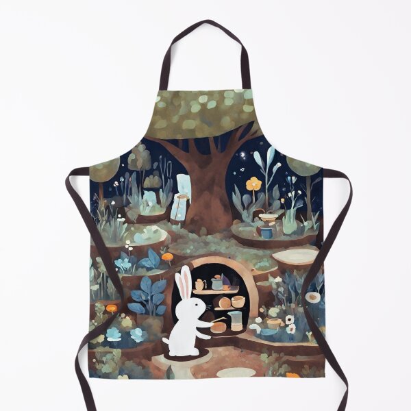 Item preview, Cute bunny cooks food, Happy Easter designed and sold by Oorviart.