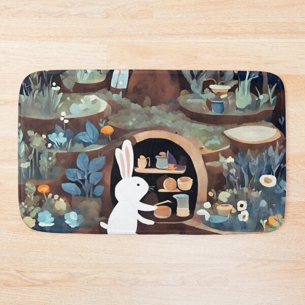 Item preview, Cute bunny cooks food, Happy Easter designed and sold by Oorviart.