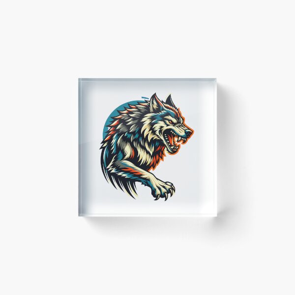Item preview, Growling Wolf Shirt designed and sold by PeelZinc.