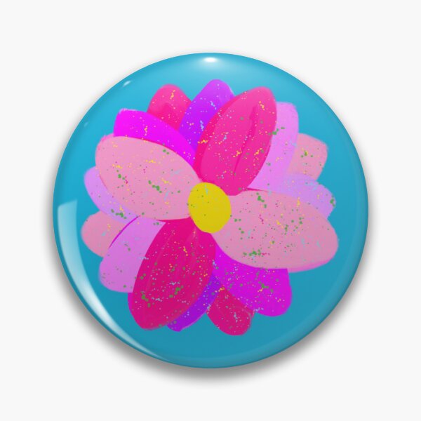 Artikelvorschau, Bunte Blume - handgezeichnet entworfen und verkauft von Victoria Rose.