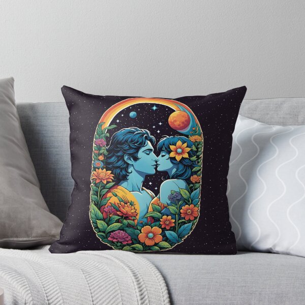 Item preview, Cosmic Love futuristic colorful starry background designed and sold by VanillaBlueSky.