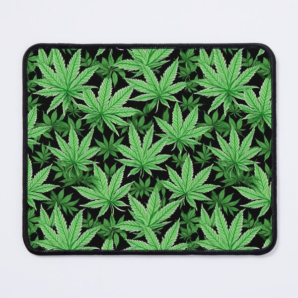 Aperçu de l'œuvre Décor de feuilles de chanvre de cannabis créée et vendue par Magnuna.